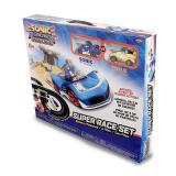 Nkok Sonic The Hedgehog All Stars Racing Transformed Rc Slot Car Set Race Set Sonic and Tails - Retail: $55
