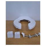 Centoco 3L1500STSCC Plastic Elongated Toilet Seat  White