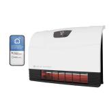 HEAT STORM 1500W Phoenix WiFi Infrared Wall Unit Wi-Fi Smart Heater in White - Retail: $150