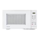 1.1 cu. ft. Countertop Microwave Oven in White (Missing Plate) - Retail: $89