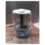 1 Gal. Ultrasonic Humidifier 360 Degree Turning Dual Nozzle Cool Mist for Medium Room in White - Retail: $50