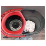 O-Cedar EasyWring Deep Clean Microfiber Spin Mop with Bucket System and 1 Extra Mop Head Refill