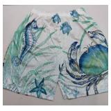 APPEARS NEW - Ocean Life Swimming Trunks
