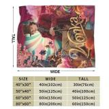 FACTORY SEALED - Anime Flannel Blanket,Soft Lightweight Throw Blankets for Couch Bed Home Travel Decor (80x60")