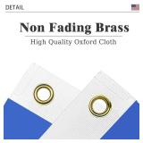 FACTORY SEALED - Minnesota State Flag 3x5 Outdoor Double Sided 3 Layers Polyester State of Minnesota Flags Sewing 4 Rows of Thread with Durable Canvas Header and Brass Grommets Old MN Minnesota State 