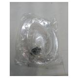 FACTORY SEALED - Luxshiny 2pcs Egg-shaped Plastic Chocolate Molds Transparent Baking Candy Molds for Easter DIY Confectionery Flexible Reusable Smooth Surface Easy Demolding