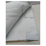 DWCN Privacy Room Divider Blackout Curtain - Patio Sliding Door Curtains, Extra Wide Thermal Curtains with Back Tab & Rod Pocket for Living Room and Bedroom Partition, 120 x 96 Inches, Greyish White