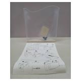 APPEARS NEW - Officemate Unbreakable Wall File, Vertical, Clear (21674)