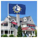 FACTORY SEALED - Super Earth Flag 3X5 Ft Polyester Double Sided Super Earth Banner Poster Funny Man Cave Wall Meme Flags for College Dorm Decor Outdoor Bedroom or Home Office Wall Decor