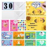 FACTORY SEALED - UAUOCU Valentines Day Gifts for Kids Classroom, 30 Packs Valentineâs Scratch-off Cards Bulk for School Class Prizes Party Favors Boys Girls Exchange Gift, Goodie Bag Fillers