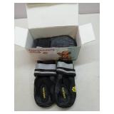 APPEARS NEW - QUMY Dog Shoes for Large Dogs, Medium Dog Boots & Paw Protectors for Winter Snowy Day, Summer Hot Pavement, Water-Resistant in Rainy Weather, Outdoor Walking, Indoor Hardfloors Skid-Resi