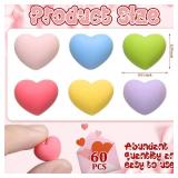 Giegxin 31 Pcs Valentine Heart Flatback Resin Charms Mini Heart DIY Crafts Decor Gem Valentine Vase Filler Embellishment for DIY Garden Accessories Phone Case Making (RED Color ONLY)