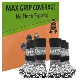 APPEARS NEW - EXPAWLORER 6Pcs Anti-Slip Dog Socks to Prevent Licking Paws,Dog Shoes for Hot/Cold Pavement,Best Paw Protector Traction Control on Hardwood Floor,Dog Booties for Puppy Small Medium Large