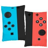 APPEARS NEW - Undergo A Set of 2 Throw Pillow Cases- Gamer Gifts for Teen Boys - Soft Gaming Throw Pillow Cases Cushion Covers for Living Room Bedroom Game Room Decor 12 x 20 inches