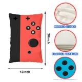 APPEARS NEW - Undergo A Set of 2 Throw Pillow Cases- Gamer Gifts for Teen Boys - Soft Gaming Throw Pillow Cases Cushion Covers for Living Room Bedroom Game Room Decor 12 x 20 inches