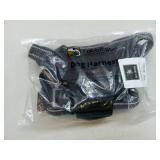 APPEARS NEW - rabbitgoo Dog Harness No Pull with 2 Leash Clips, Adjustable Soft Padded, Reflective Oxford No Choke Pet Vest with Easy Control Handle for Medium Sized Dogs, Black, M