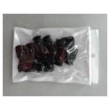 APPEARS NEW - 10 PCS Plastic Spring Cord Locks for Drawstring, Paracord Toggle Stopper Clasp Elastic Shoeslace Lock Sweatpants Hoodie String Clips Bungee Swim Goggles Gloves String Lock Replacement