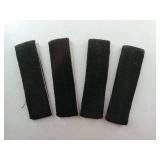 APPEARS NEW - 4 Pack Headbands for Men, Sweat Bands Headbands Men & Women, Cotton Terry Sweat Bands for Tennis, Basketball, Running, Gym, Working Out (Black)