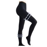 Beister Medical Compression Pantyhose for Women Men, Opaque Closed Toe 20-30mmHg Graduated Support Tights, Waist High Compression Leggings for Varicose Veins, Edema, Flight, DVT  3XL