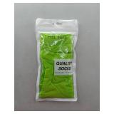 APPEARS NEW - Neon Green Girls Lightweight Tights (Size 8Y)