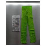 APPEARS NEW - Neon Green Girls Lightweight Tights (Size 8Y)