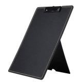 APPEARS NEW - Easel Clipboard Desktop Document Holder for Typing Standing Clipboard for Desk, Holds Letter Size and A4 Size Documents, Folds Flat for Storage,9 x 13 inches (Black)