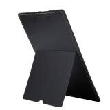 APPEARS NEW - Easel Clipboard Desktop Document Holder for Typing Standing Clipboard for Desk, Holds Letter Size and A4 Size Documents, Folds Flat for Storage,9 x 13 inches (Black)