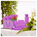 APPEARS NEW - 100 Sheets Plum Tissue Paper Artdly 14 x 20 Inches Orange Wrapping Paper Bulk for Weddings Birthday DIY Project Christmas