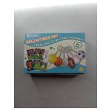 APPEARS NEW - 30 Pack Valentines Day Cards Gifts for Kids School Classroom Boys Girls Sport Class Valentines Exchange Bulk Valentines Keychain Party Favors Goodie Bags Stuffers Treats Prizes Stress Ba