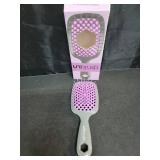 FHI HEAT Unbrush Wet & Dry Vented Detangling Hair Brush, Lavender/Grey