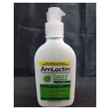 AmLactin Daily Nourish Therapeutic Body Lotion for Dry Skin - No-Scrub Exfoliator and Moisturizer - AmLactin 12% Lactic Acid Lotion, 7.9 oz (Packaging May Vary)