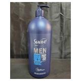Suave Professionals Men 2-in-1 Shampoo & Conditioner  Moisturizing  Ocean Charge  40 fl oz