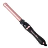 The Beachwaver Co. B1 Rotating Curling Iron - Automatic 1" Ceramic Curling Iron - Easy-to-Use Spinning Wand for Long-Lasting Waves, Auto-Shut Off, Travel-Friendly, Dual Voltage (BW160), Midnight Rose