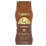 Coppertone Tanning Sunscreen Lotion, SPF 15 Broad Spectrum Sunscreen, 8 Fl Oz