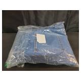 Sidefeel Jeans for Women High Waisted Stretchy Wide Leg Trendy Loose Straight Leg Zimbaplatinum Denim Pants Blue Size 14