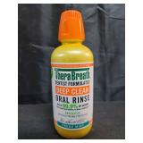 TheraBreath Deep Clean Mouthwash  Alcohol Free  Antiseptic Benefits  Fresh Mint  16 fl oz