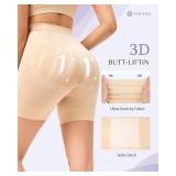YADIFEN Shapewear for Women Tummy Control, Mid Waist Body Shaper Shorts Butt Lifting Seamless Shapewear Under Dresses, M