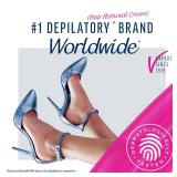 Veet Professional 2 Minute Cream for All Skin Types with Shea Butter, Full Bikini & Pubic Hair Removal, Dermatologically Tested, 13.5 FL OZ Bottle w/Spatula