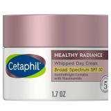 Cetaphil Face Day Cream, Healthy Radiance Whipped Day Cream w/SPF 30, Visibly Reduces Look of Dark Spots, Brightening Lotion, Designed for Sensitive Skin, Hypoallergenic, Fragrance Free, 1.7oz