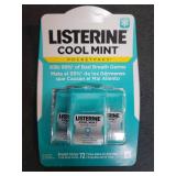 Listerine Cool Mint PocketPaks Oral Care Breath Strips  Breath Spray Strips  24 Count  3 Pack