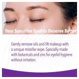 iVIZIA Micellar Eyelid Cleanser for Sensitive Eyelid Cleansing, BAK-Preservative-Free, Rinse-Free, Gently Removes Makeup, 3.3fl oz Bottle Packaging May Vary