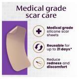 Mederma Medical Grade Silicone Scar Sheets - Improves Appearance of Old & New Scars from Injury, Burn & Surgery, Breathable & Flexible, 4 Count
