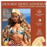 HNMTWQ Ultra Push up Sticky Bra Pads Inserts, Stick Bra,Double Sided Adhesive Bra Inserts,Stick on Bra for All Outfits (C)