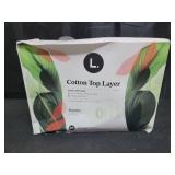 L. Ultra Thin Pads for Women, Regular Absorbency, Organic Cotton Top Layer, Unscented Pads with Wings, 56 Count