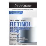 Neutrogena Rapid Wrinkle Repair Retinol Face Moisturizer, Fragrance Free, Daily Anti-Aging Face Cream with Retinol & Hyaluronic Acid to Fight Fine Lines, Wrinkles, & Dark Spots, 1.7 oz
