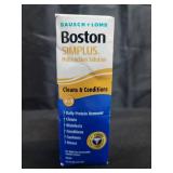 Boston SIMPLUS Multi-Action Solution, Cleans & Conditions Rigid Gas Permeable (RGP) Lens, Daily Protein Remover, 3.5 Fl Oz