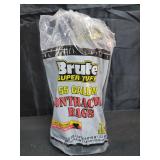 Brute Super Tuff Heavy Duty 2.2 MIL Contractor Bags, Extra Large Trash Bags, Twist Tie Closure, Black, 55 Gallon, 15 Count