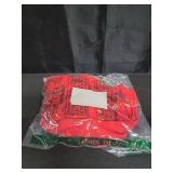 Womens High Waisted Bathing Suits 2 Piece Double Shoulder Knot Front Push Up Cheeky Brazilian Cut Thong Bikini Swimsuit Set Red M