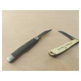 2 pocket knives - 1 is advertising Schrade