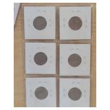 3 Cards of Jefferson Nickels